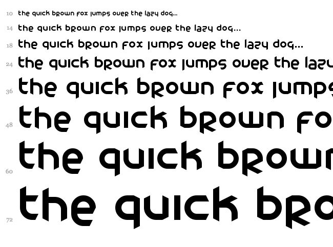 Catharsis Cargo font waterfall