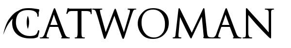 Catwoman font