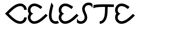 Celeste font