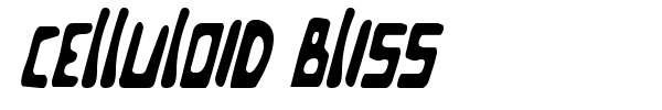 Celluloid Bliss font preview
