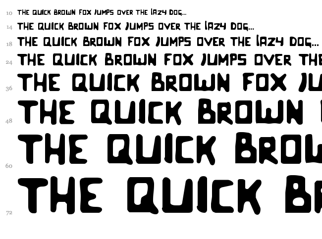 Celluloid Bliss font waterfall
