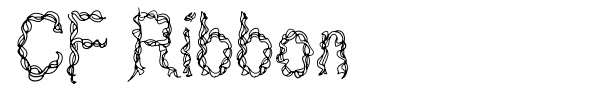 CF Ribbon font