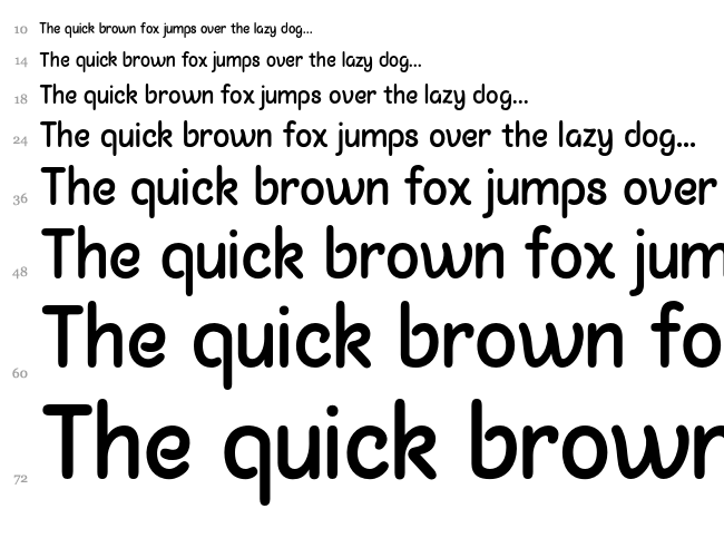 Chalk Marks font waterfall