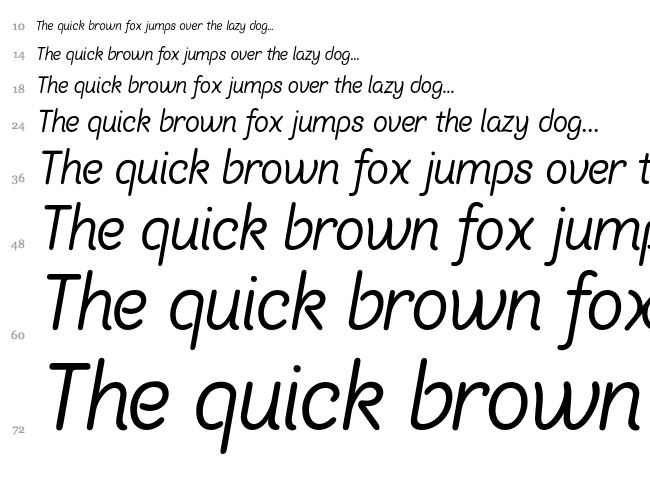 Chalk Marks font waterfall