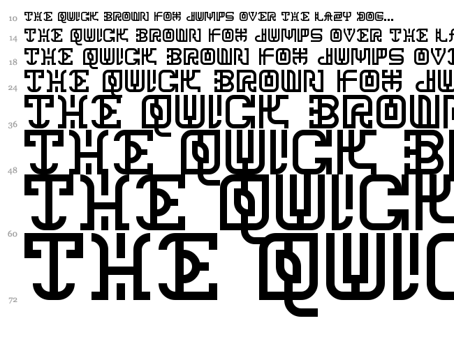 Chana Remedy font waterfall