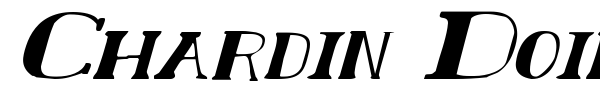 Chardin Doihle font preview