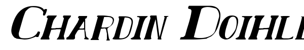 Chardin Doihle font preview