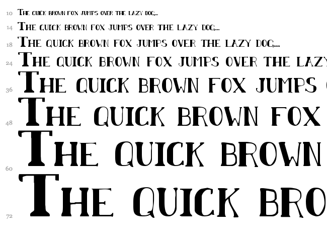 Chardin Doihle font waterfall