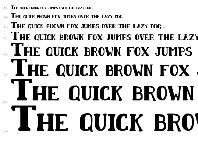 Chardin Doihle font waterfall