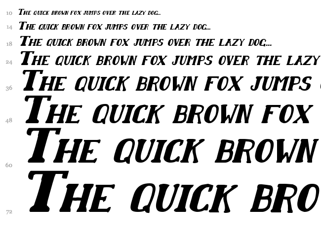 Chardin Doihle font waterfall