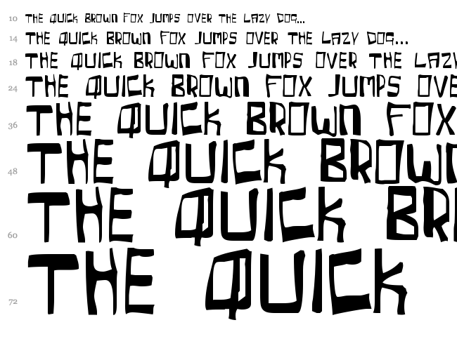 Cherry Coke font waterfall