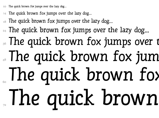 Chispa font waterfall