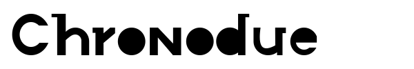 Chronodue font