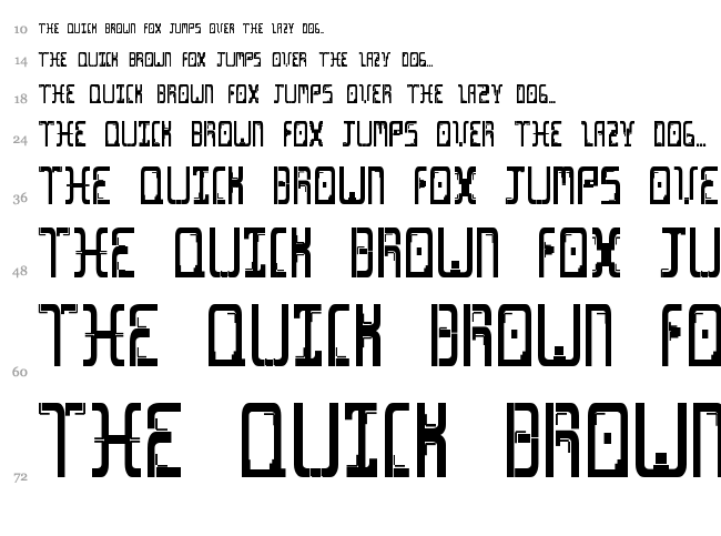 Cine font waterfall
