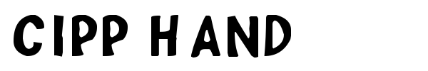 Cipp Hand font