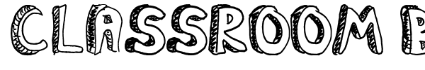 Classroom Boredom font