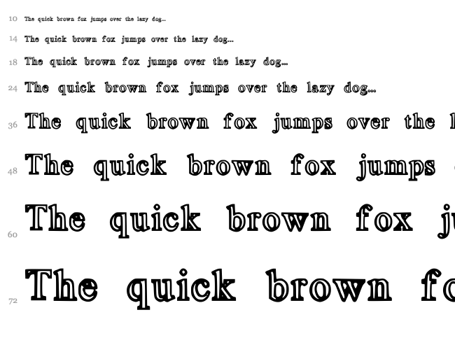 ClosetoTO font waterfall
