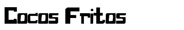 Cocos Fritos font