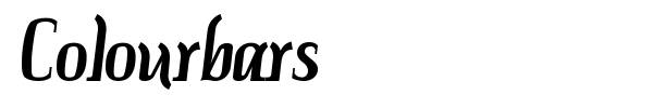 Colourbars font