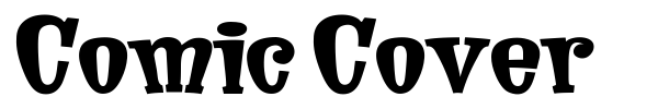 Comic Cover font