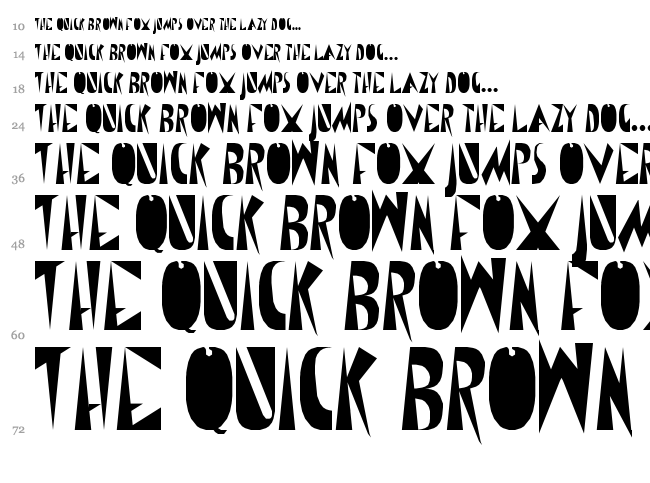 Confessions Of A Sinner font waterfall