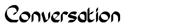 Conversation font