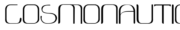 Cosmonautica font