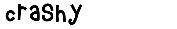 Crashy font