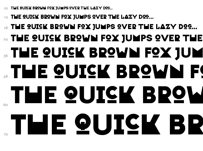 Crazy Loop in Paris font waterfall