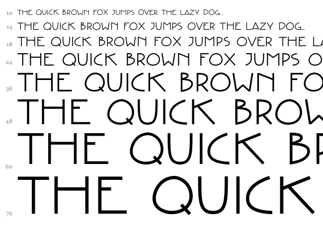 Creative Type font waterfall