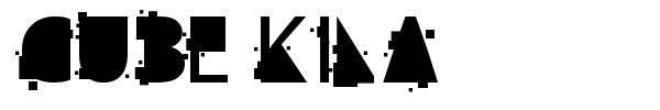 Cube Kila font