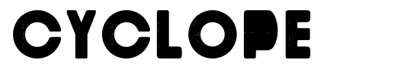 Cyclope font