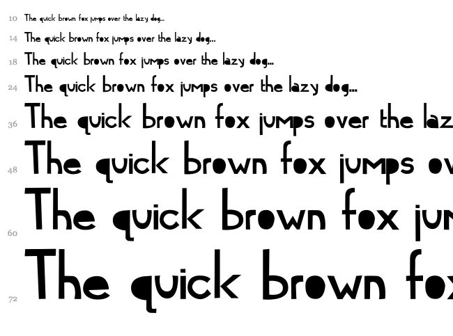 Cymo font waterfall