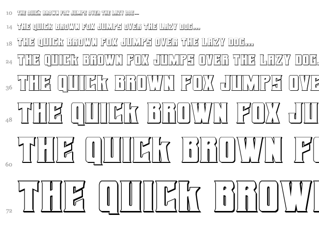 Daemonicus font waterfall