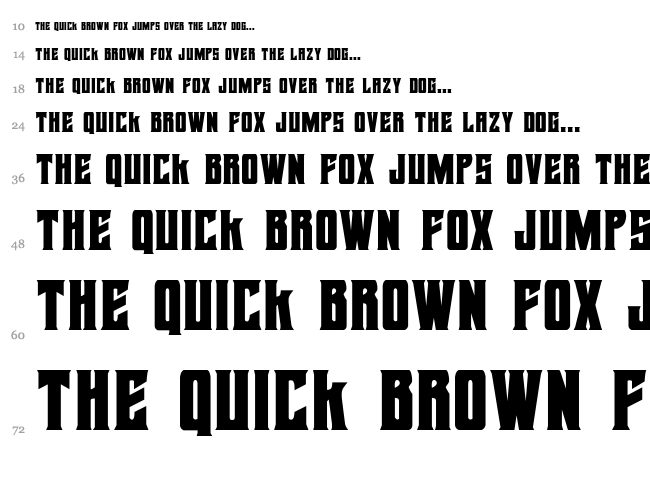 Daemonicus font waterfall