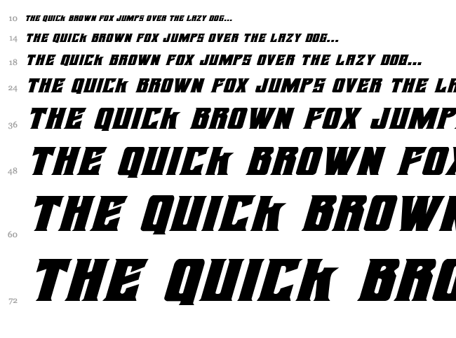 Daemonicus font waterfall