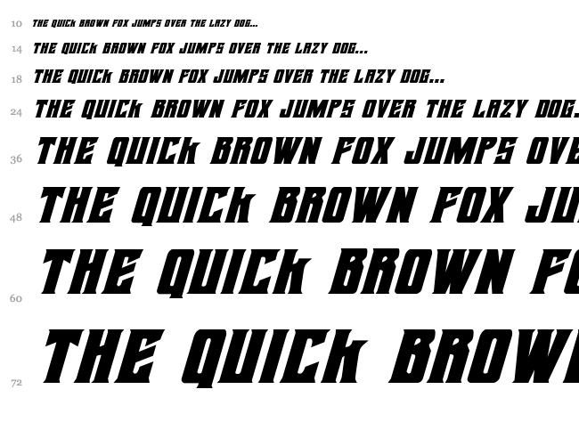 Daemonicus font waterfall