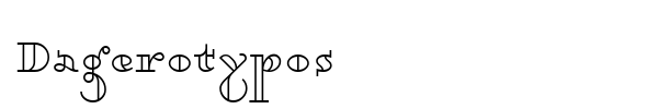 Dagerotypos font