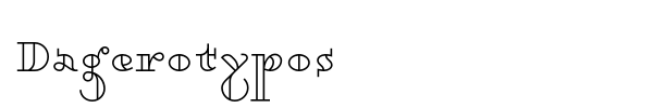 Dagerotypos font preview
