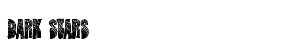 Dark Stars font preview