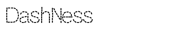 DashNess font