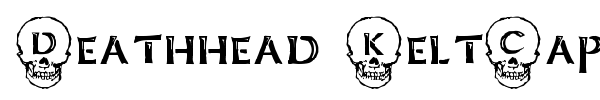 Deathhead KeltCaps font