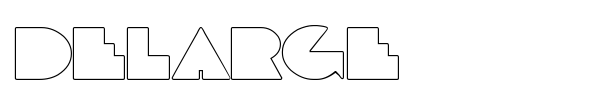 DeLarge font preview