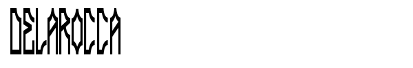 Delarocca font