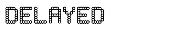 Delayed font