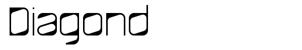 Diagond font preview