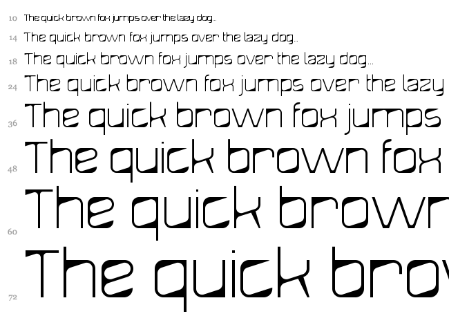 Diagond font waterfall