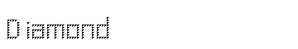 Diamond font