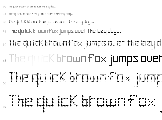 Diamond font waterfall