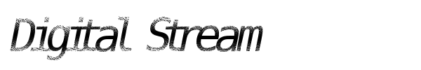 Digital Stream font